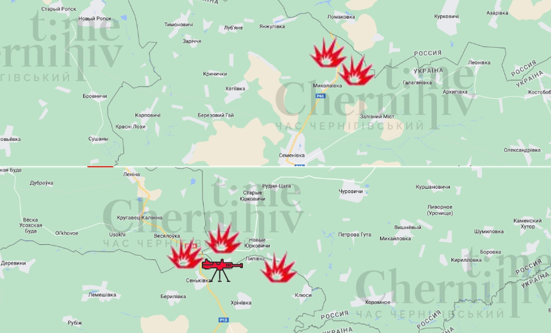 Обстріли із гранатометів та артилерії: ситуація на кордоні Чернігівщини на ранок 9 липня