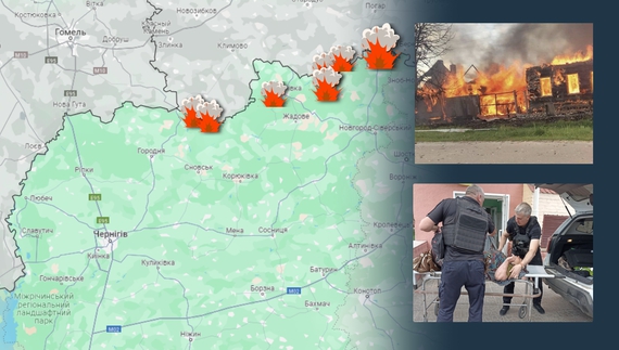 Обстріли, руйнування та поранені: ситуація у прикордонні Чернігівщини за добу