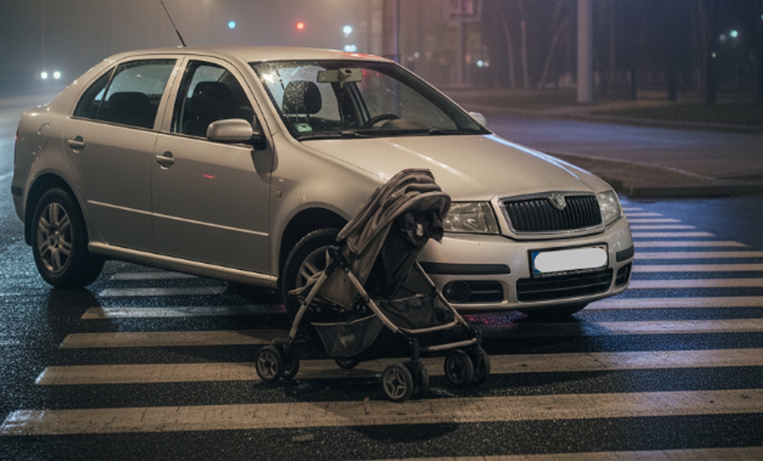 У Чернігові авто збило дитячий візок на пішохідному переході