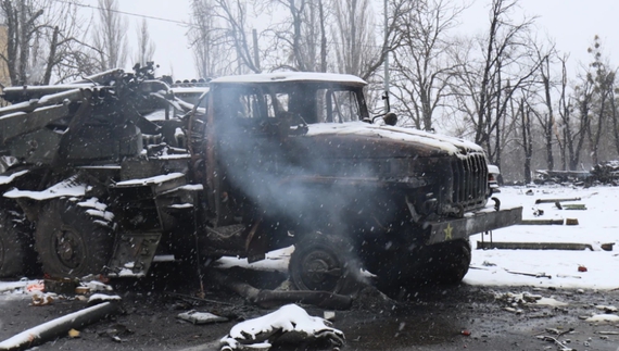 Фотодокази: під Черніговом знищили російські "гради", що обстрілювали місто