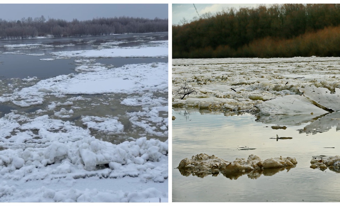 Вода прибуває попри морози