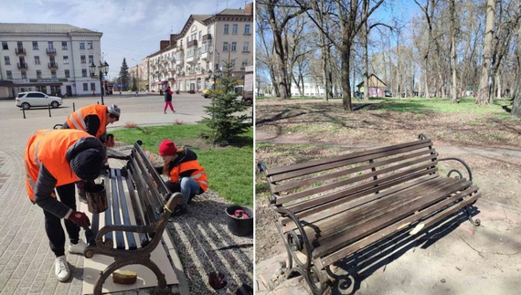 У парку Шевченка хазяйнували вандали