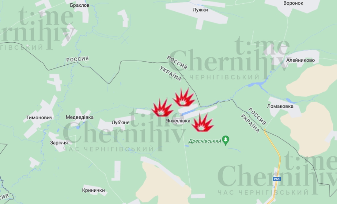 Росіяни цілий день обстрілювали прикордонне село на Чернігівщині