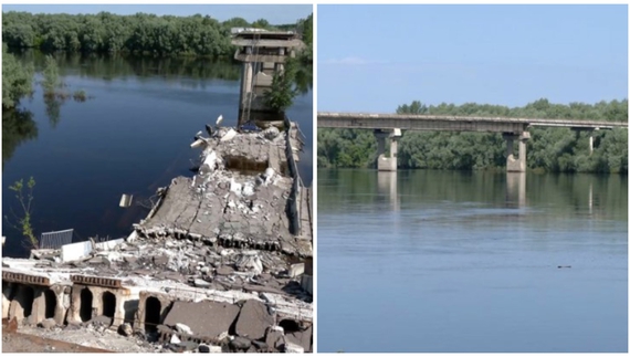 Міст через Десну біля Великого Устя. Фото Суспільне Чернігів