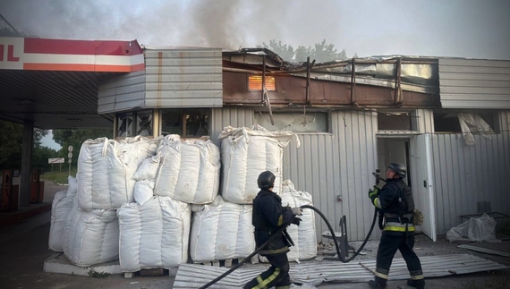 Росіяни атакували АЗС на Чернігівщині та влучили у центральний ринок