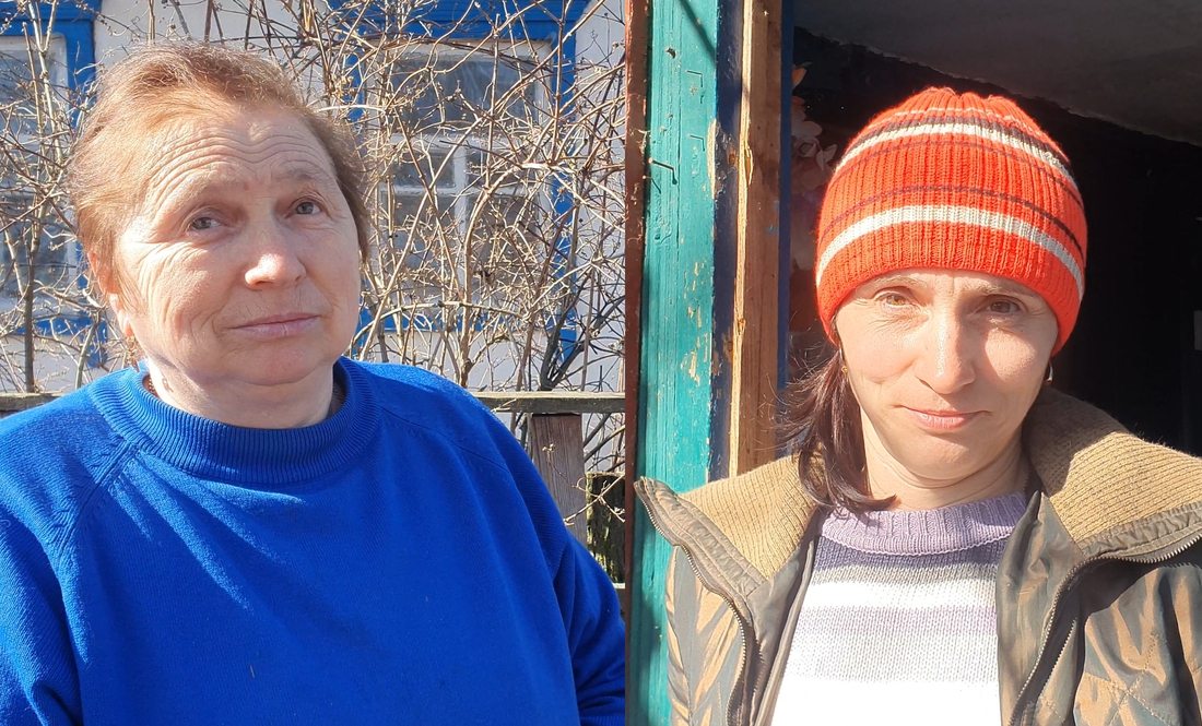 Ніна Кириєнко та Наталія Терещенко, село Рогізки, Сновська громада