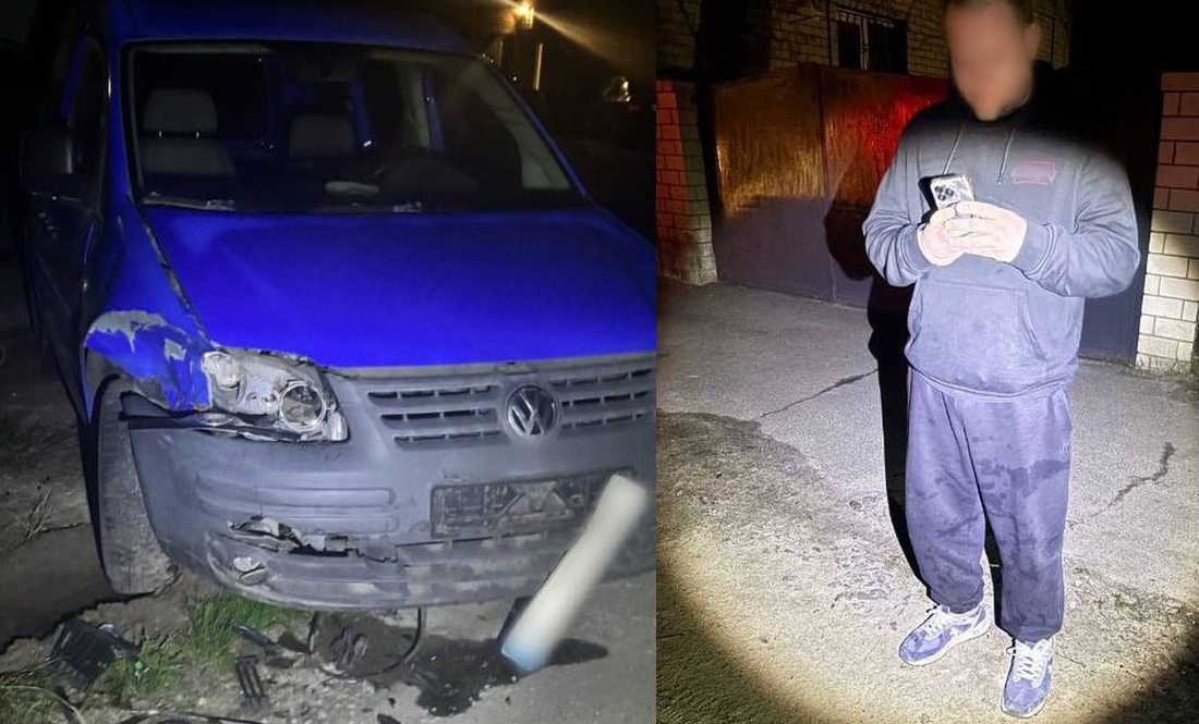 У Чернігові п'яний водій тікав від патрульних - розбив своє і чуже авто