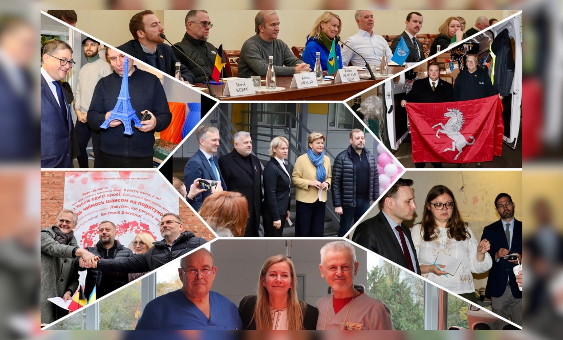 Понад 130 міжнародних зустрічей: хто допомагав Чернігівщині у 2025 році