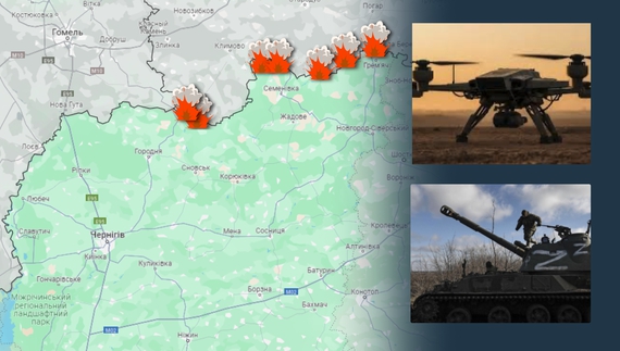 Росіяни стріляли у напрямку 7 населених пунктів у прикордонні Чернігівщини