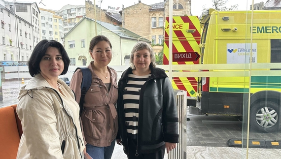 Під час передачі авто у Львові. Травень 2025 року
