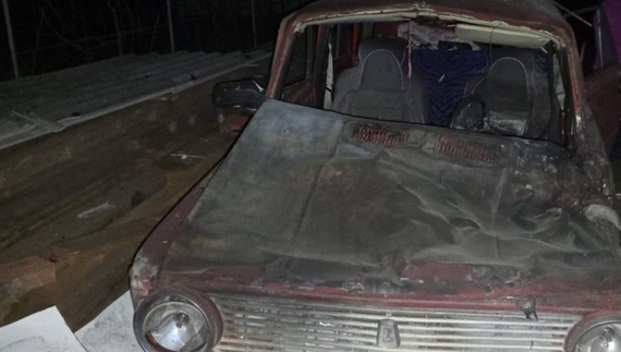 Авто після удару російського дрону. Семенівка, 25 травня 2026 року