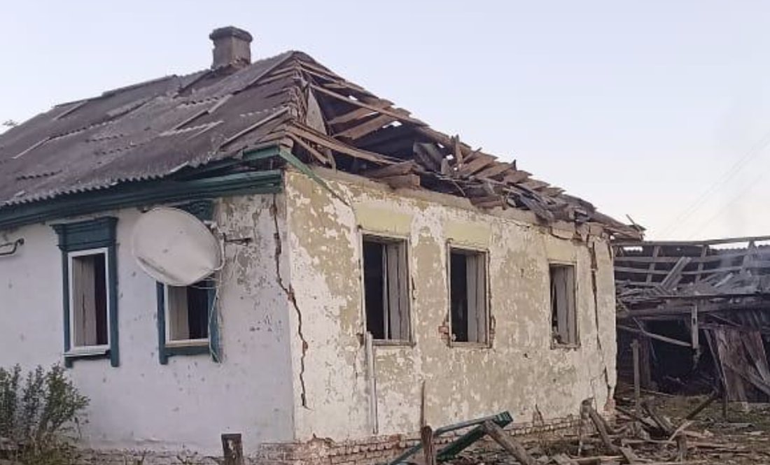 Будинок після російського обстрілу. Семенівська громада. 31 липня 2026 року
