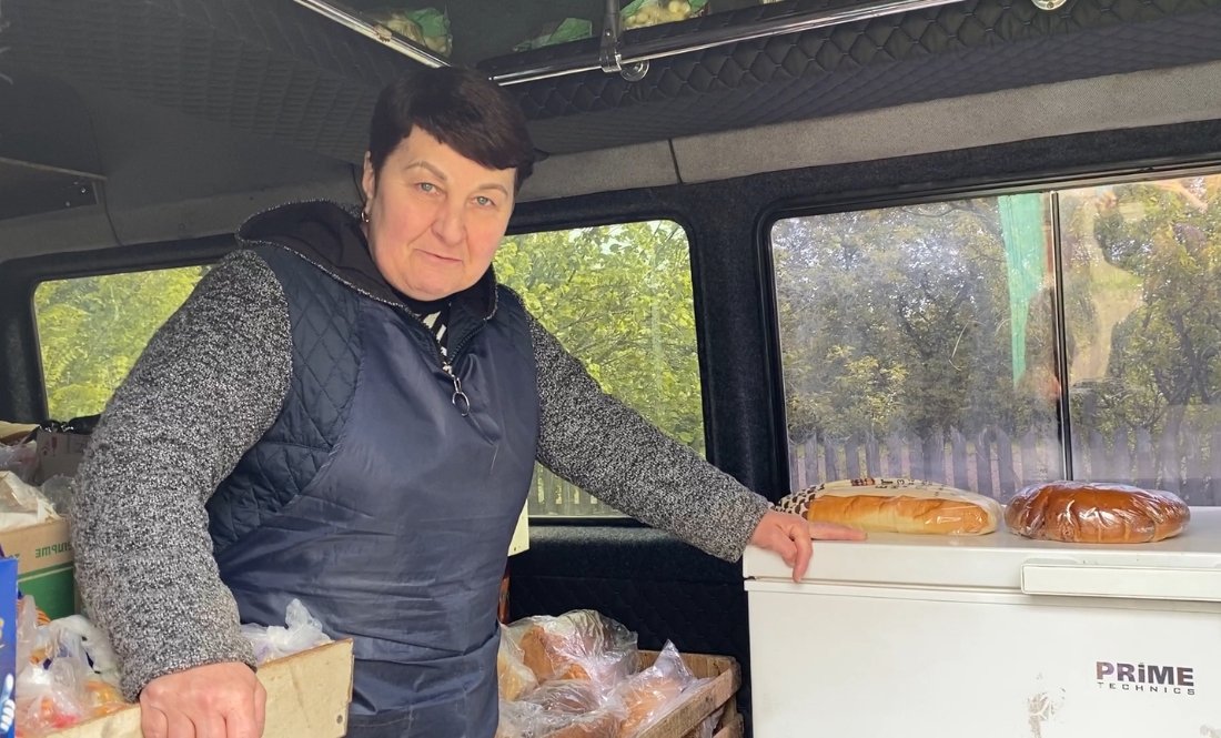 Світлана Пархоменко в автолавці