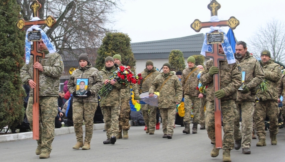 Прощання із захисниками в Ічнянській громаді