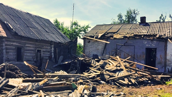 Наслідки удару росіян по Семенівській громаді