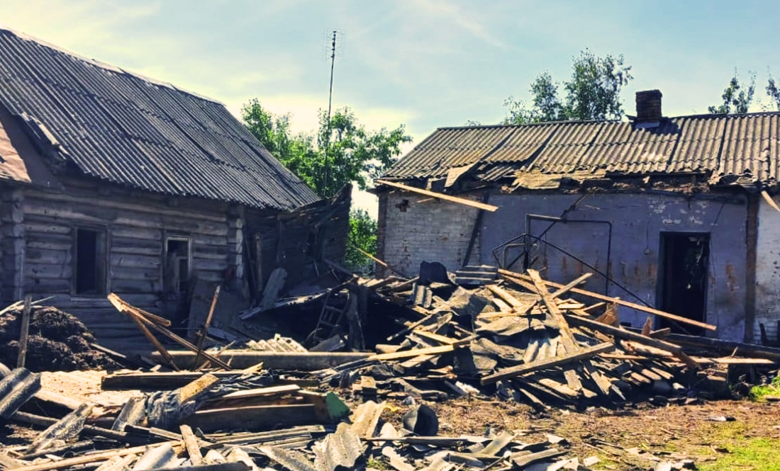 Наслідки удару росіян по Семенівській громаді