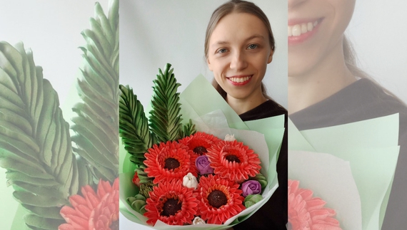 Зефірні букети: як дівчина з Чернігівщини робить їстівні квіти