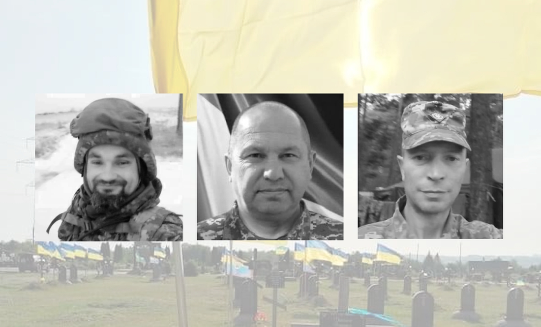 Микола Усенок, Володимир Драб, Віталій Вареник - загиблі бійці з Чернігівщини