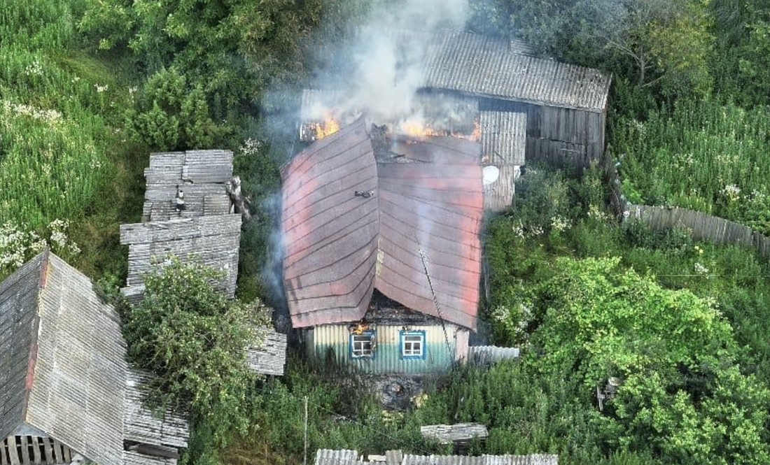 Пожежа у Новгород-Сіверському районі. 21 липня 2025 року