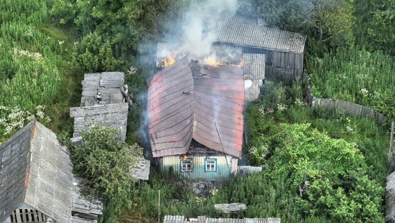 Пожежа у Новгород-Сіверському районі. 21 липня 2025 року