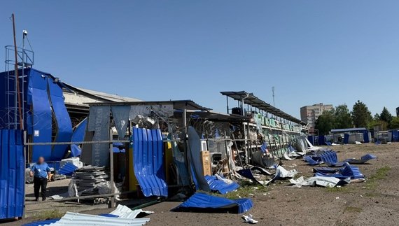 Ракетний удар по центру Прилук: є загиблі, багато поранених