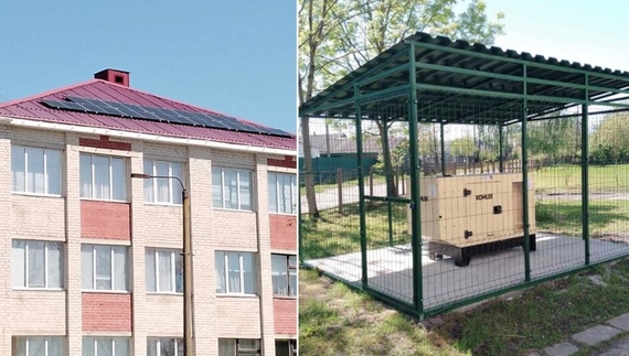 У Ріпкинському ліцеї встановили потужні сонячні панелі