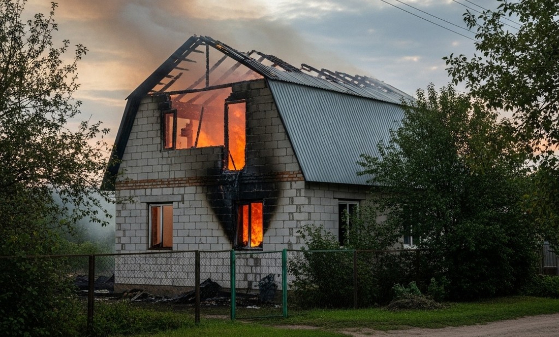 Дві пожежі за день на Чернігівщині: горіли будинки в Чернігові та на Новгород-Сіверщині