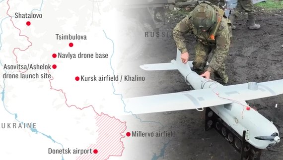 Росіяни облаштували пускові майданчики реактивних дронів поблизу кордонів Чернігівщини та Сумщини