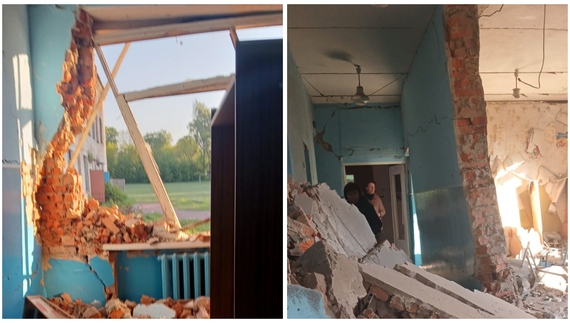 Руйнування школи у Нових Боровичах, Сновська громада