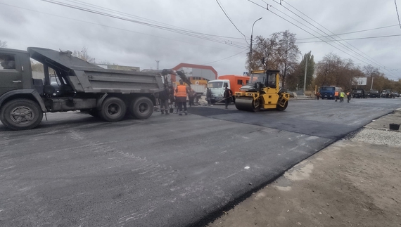 На перехресті Мазепи та Музичної триває ремонт