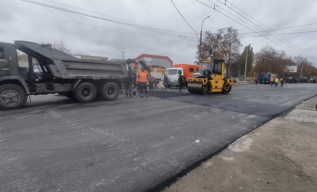 На перехресті Мазепи та Музичної триває ремонт