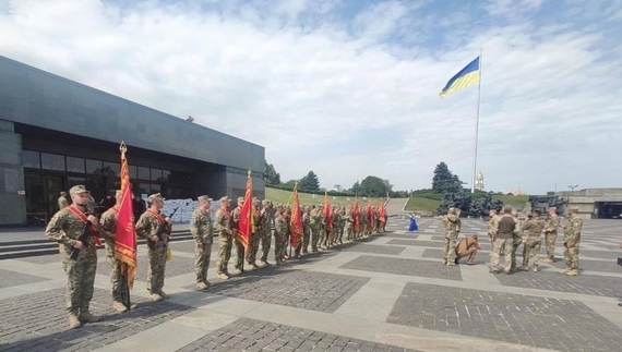 119 Бригада Тероброни отримала бойовий прапор: що кажуть бійці