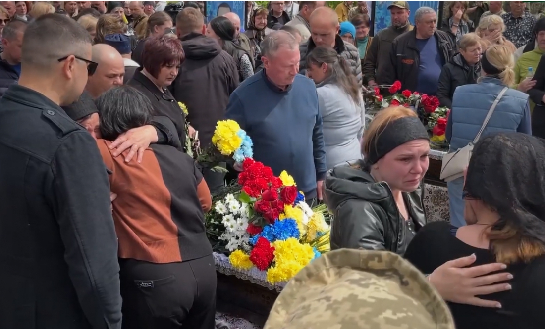Прощання із захисниками Юрієм Фалевичем та Віктором Кормою