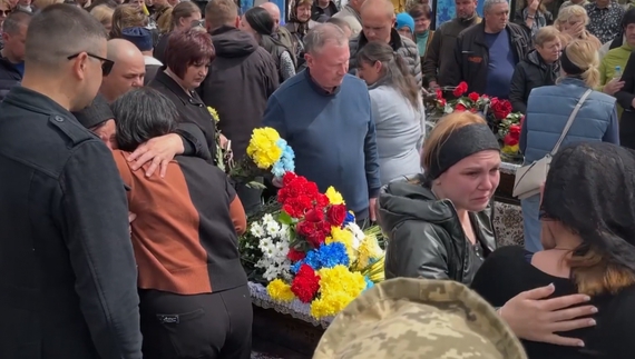 Прощання із захисниками Юрієм Фалевичем та Віктором Кормою
