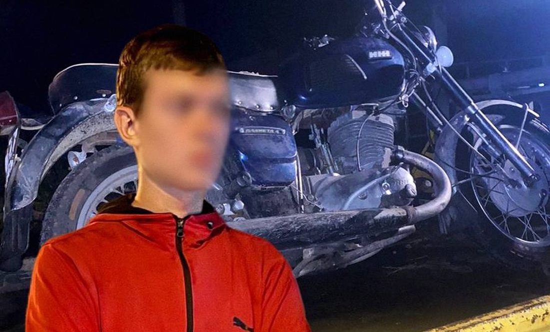 П’яний підліток на мотоциклі їздив нічним Черніговом — зупинили патрульні