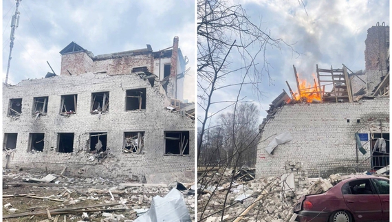 Зруйнований будинок культури в Семенівці
