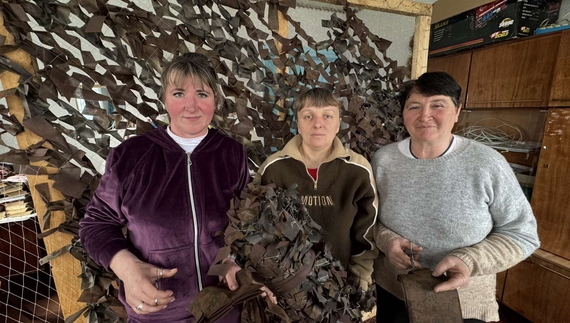 Зліва направо: Ніна Герцуська, Ніна Семьонова, Марія Устінова