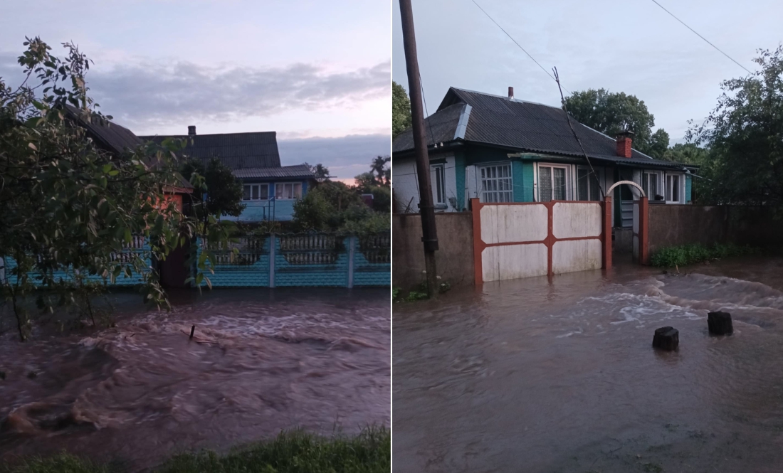 У Любечі річка вийшла з берегів