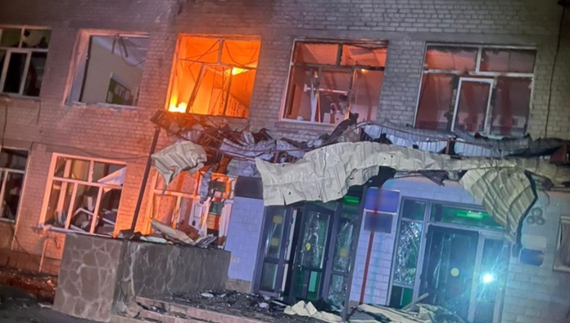 Пошкоджена школа у Чернігові - ліцей №22