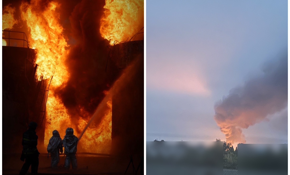 Пожежа у Чернігові. Фото ДСНС та джерела ЧЧ