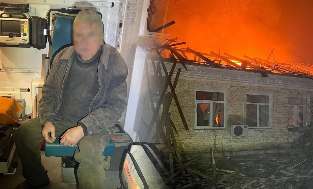 "Шахед" спалив контору лісництва в центрі області: лишилось чотири стіни