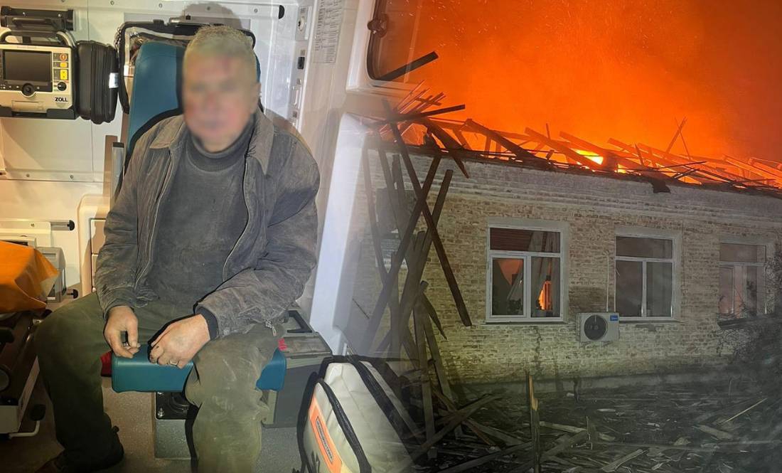 "Шахед" спалив контору лісництва в центрі області: лишилось чотири стіни