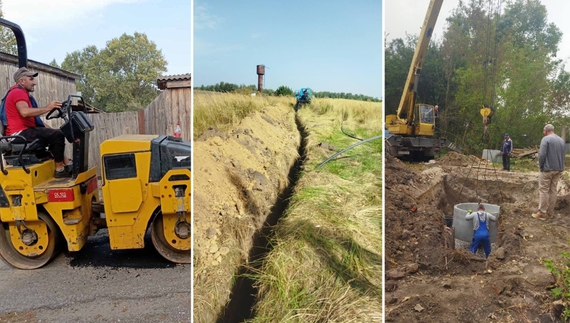 Новини громад: на півночі області оновлюють водогони, у центрі - оформлюють документи та лагодять дороги