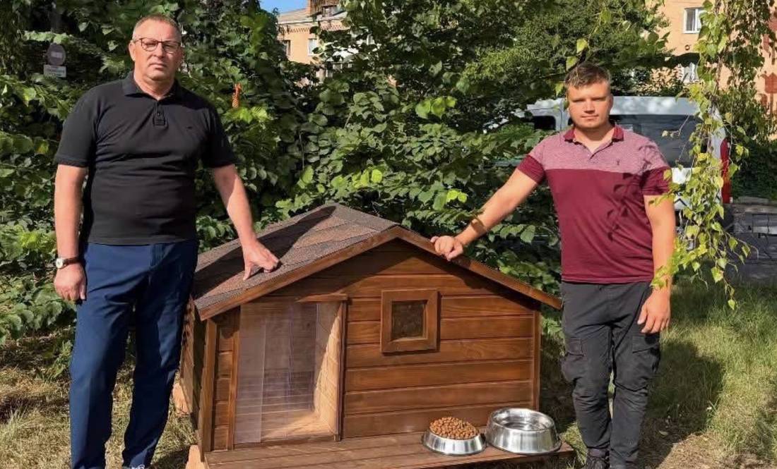 Повернули собачі будки на вулиці Ніжина: про що домовились влада та зооволонтери
