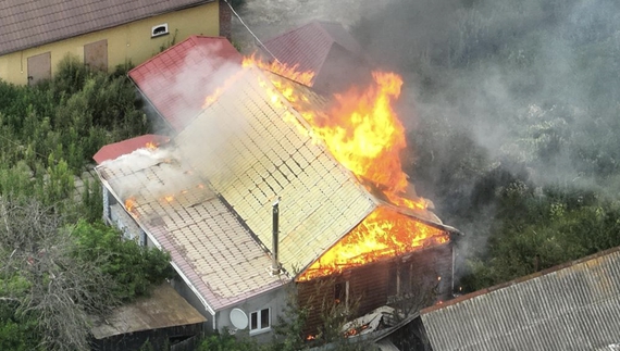 Пожежа у селі Новгород-Сіверської громади. 27 липня 2025 року