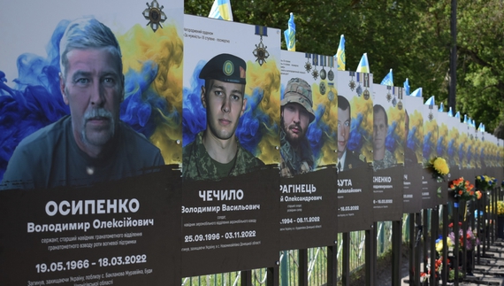 В Олишівській громаді відкрили Алею пам’яті загиблих героїв