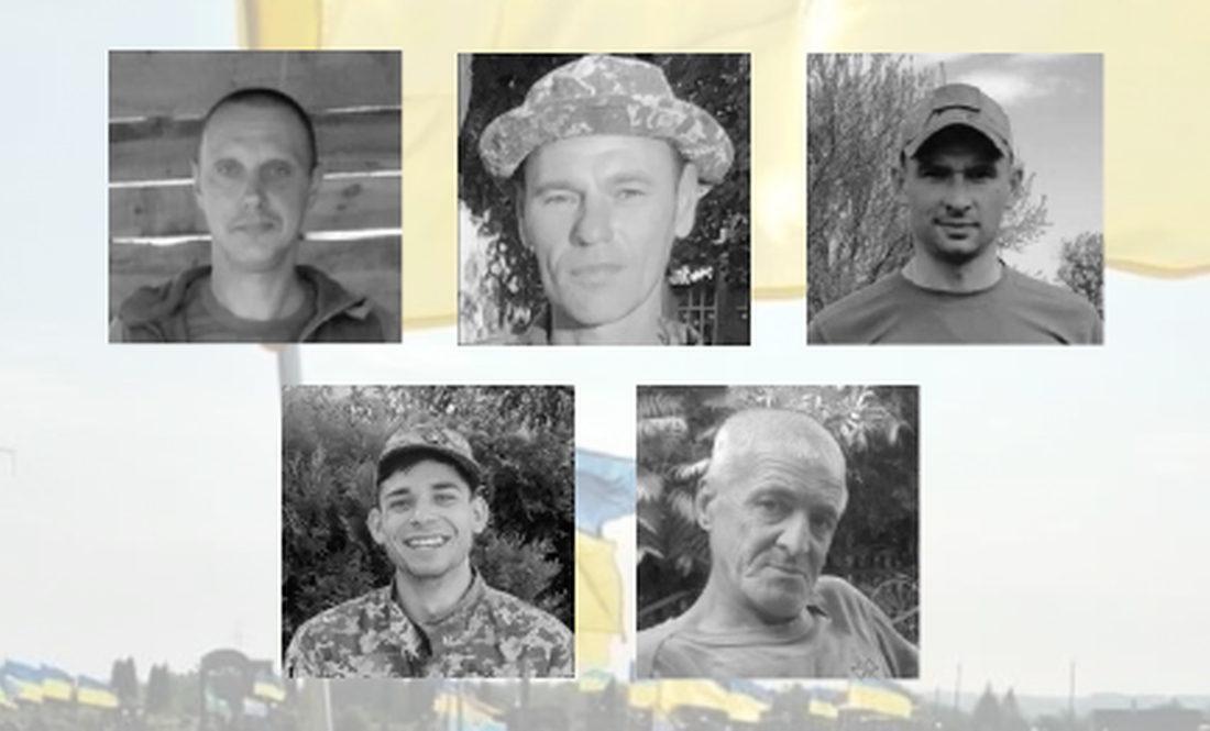 Пʼять загиблих бійців поховали у громадах Чернігівщини