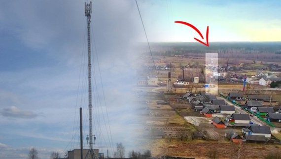 У Білорусі заговорили про відновлення знищеної вежі мобільного звʼязку у 200 км від кордону з Чернігівщиною