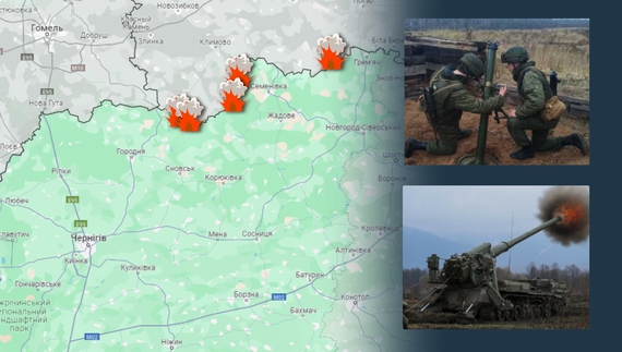 Обстріли із мінометів та артилерії: ситуація у прикордонні Чернігівщини на ранок 14 червня