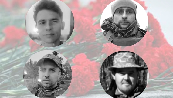 У громадах Чернігівщини прощались із чотирма загиблими на фронті бійцями